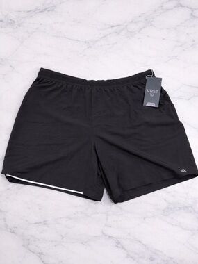 VRST Athletic Shorts XL Black Performance Training Running Lightweight Mens
